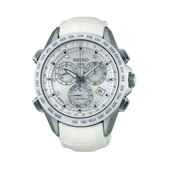 精工/Seiko Astron系列 钛合金 石英机芯 男表 SBXB069