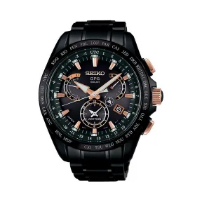 精工/Seiko Astron系列 钛合金 石英机芯 男表 SBXB075
