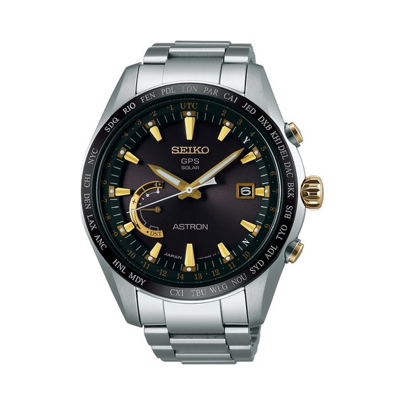 精工/Seiko Astron系列 钛合金 石英机芯 男表 SBXB087