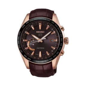 精工/Seiko Astron系列 钛合金 石英机芯 男表 SBXB096