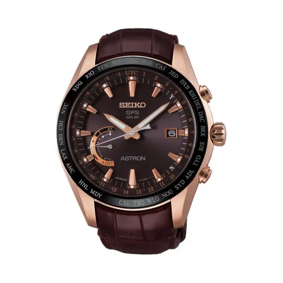 精工/Seiko Astron系列 钛合金 石英机芯 男表 SBXB096