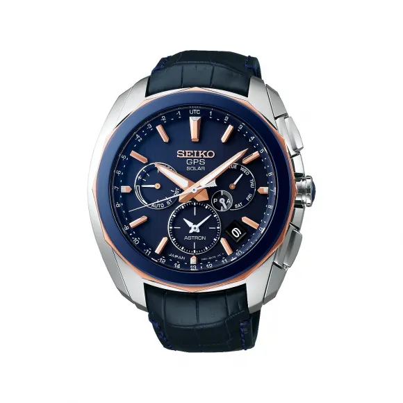 精工/Seiko 47.2 MM 钛金属 太阳能GPS卫星电波校时 男表 SBXC031