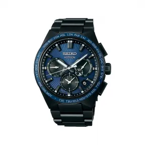 精工/Seiko astron系列 43.1MM 纯钛表圈显示盘：陶瓷 太阳能 男表 SBXC121