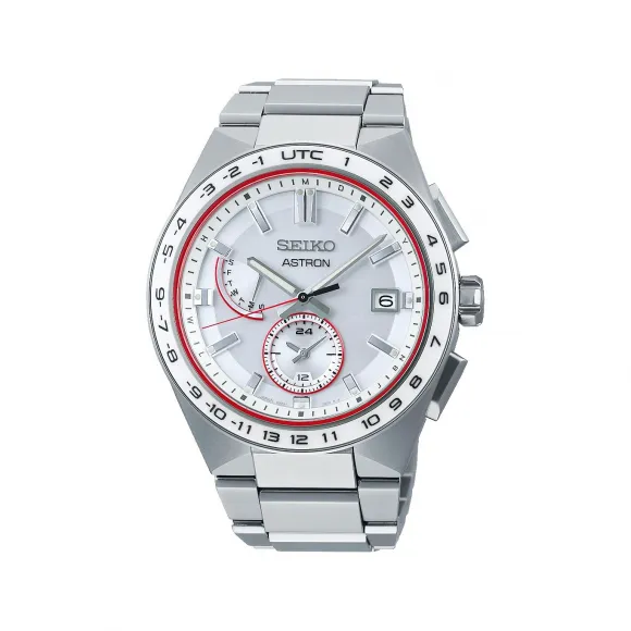 精工/Seiko Astron 系列 42.7MM 纯钛 太阳无线电波校正 男士 SBXY059