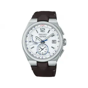 精工/Seiko Astron 系列 41.3MM 纯钛 太阳无线电波校正 男士 SBXY069