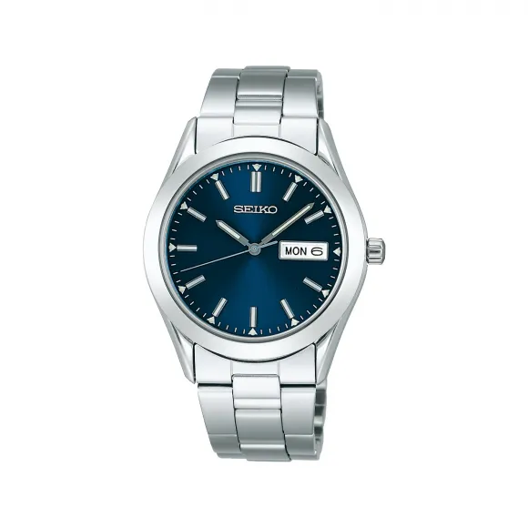 精工/Seiko seikoselection系列 37.4MM 不锈钢 石英机芯 男表 SCDC037