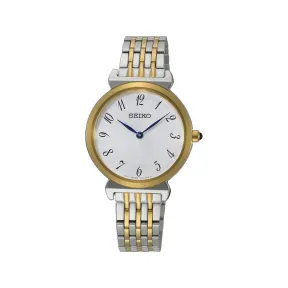 精工/Seiko discovermore系列 29.6MM 不锈钢 石英机芯 女表 SFQ800