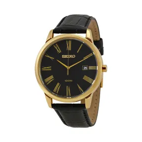 精工/Seiko 镀金精钢 石英机芯 男表 SGEH14P1