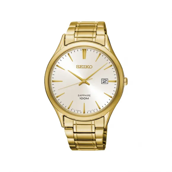 精工/Seiko discovermore系列 40.0MM 不锈钢 石英机芯 男表 SGEH72