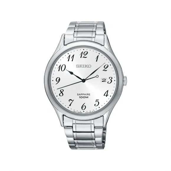 精工/Seiko discovermore系列 40.0MM 不锈钢 石英机芯 男表 SGEH73