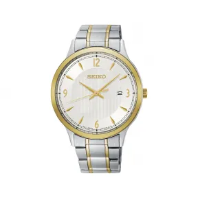 精工/Seiko discovermore系列 40.4MM 不锈钢 石英机芯 男表 SGEH82