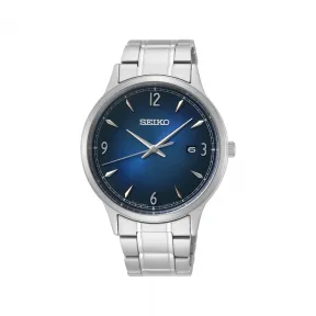精工/Seiko discovermore系列 40.6MM 不锈钢 石英机芯 男表 SGEH89
