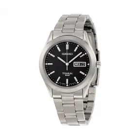 精工/Seiko Titanium系列 钛金属 石英机芯 男表 SGG707
