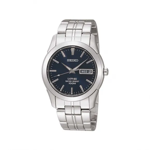 精工/Seiko discovermore系列 36.7MM 不锈钢 石英机芯 男表 SGG717
