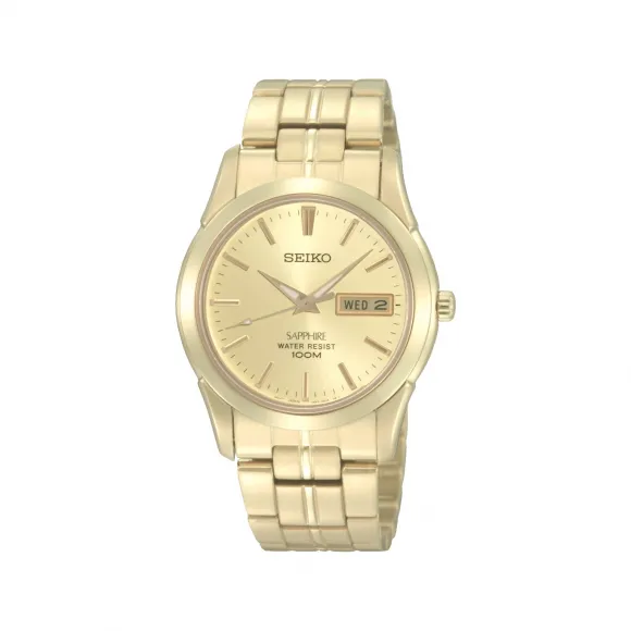 精工/Seiko discovermore系列 36.7MM 不锈钢 石英机芯 男表 SGGA62