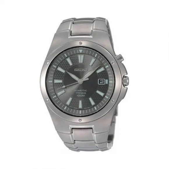精工/Seiko Kinetic系列 钛金属 石英机芯 男表 SKA397
