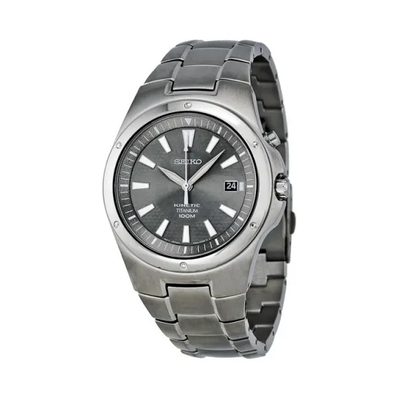 精工/Seiko Kinetic系列 钛金属 石英机芯 男表 SKA417