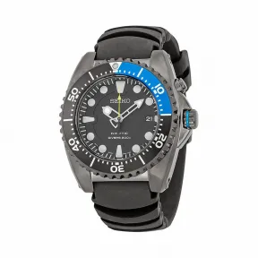 精工/Seiko Kinetic系列 黑色 橡胶 石英机芯 男表 SKA579P2