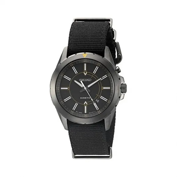 精工/Seiko Men'S系列 不锈钢 Kinetic 男表 SKA705P1