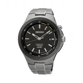 精工/Seiko Men'S系列 钛金属 Kinetic 男表 SKA715P1