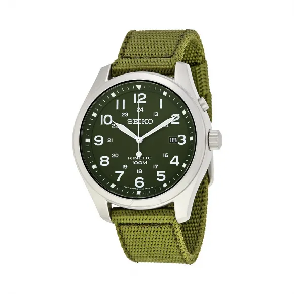 精工/Seiko Kinetic系列 不锈钢 石英机芯 男表 SKA725P1