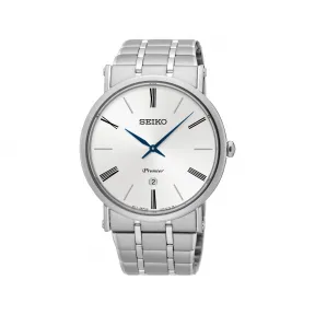 精工/Seiko discovermore系列 40.7MM 不锈钢 石英机芯 男表 SKP391