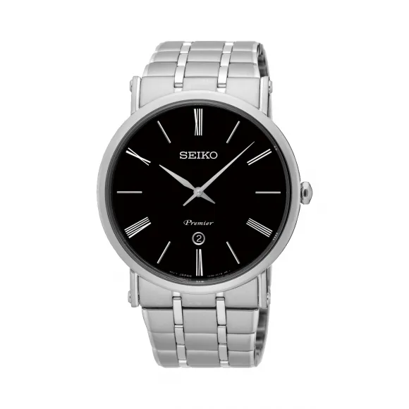 精工/Seiko Premier系列 不锈钢 石英机芯 男表 SKP393J1