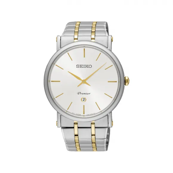 精工/Seiko discovermore系列 40.7MM 不锈钢 石英机芯 男表 SKP400