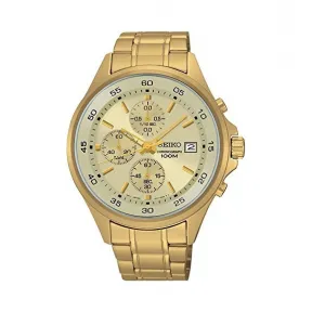 精工/Seiko Men'S系列 不锈钢 石英机芯 男表 SKS482P1