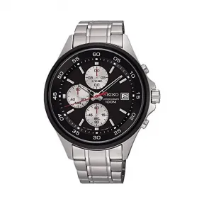 精工/Seiko Men'S系列 不锈钢 石英机芯 男表 SKS483P1