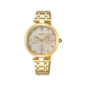 精工/Seiko discovermore系列 32.5MM 不锈钢 石英机芯 女表 SKY064