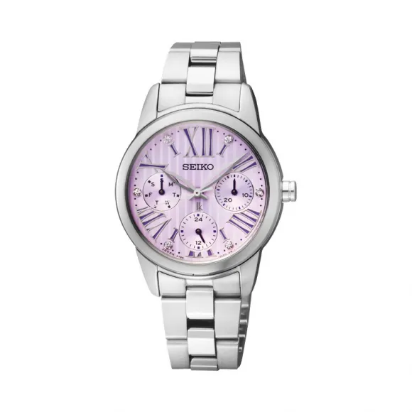精工/Seiko Lukia系列 不锈钢 石英机芯 女表 SKY723J1
