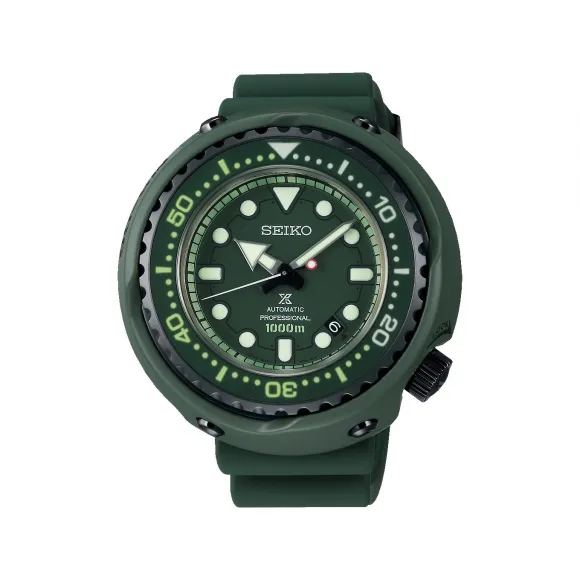 精工/Seiko prospex系列 52.4MM 陶瓷/钛（硬涂层），带不锈钢表圈 自动机械机芯 男表 SLA029