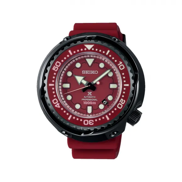 精工/Seiko prospex系列 52.4MM 陶瓷/钛（硬涂层），带不锈钢表圈 自动机械机芯 男表 SLA031