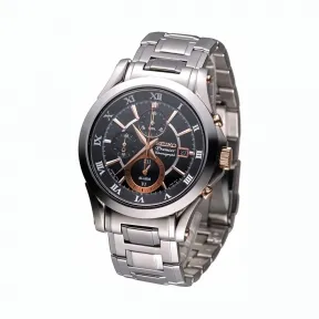 精工/Seiko Premier系列 不锈钢 石英机芯 男表 SNAF20J1