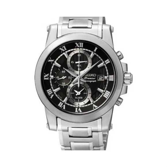 精工/Seiko Premier系列 不锈钢 石英机芯 男表 SNAF31J1
