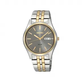 精工/Seiko Solar系列 不锈钢 石英机芯 男表 SNE042