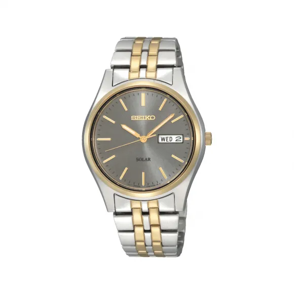 精工/Seiko Solar系列 不锈钢 石英机芯 男表 SNE042