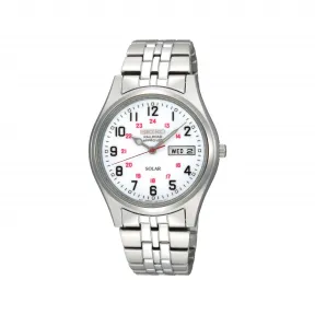 精工/Seiko Solar系列 精钢 石英机芯 Seiko Usa SNE045
