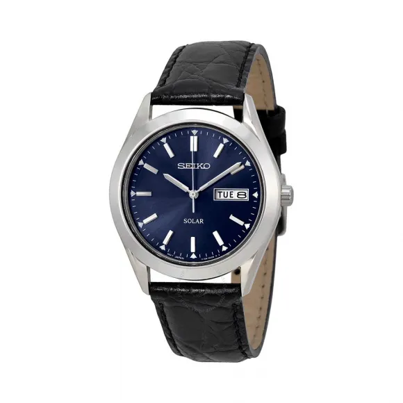 精工/Seiko Solar系列 不锈钢 石英机芯 男表 SNE049