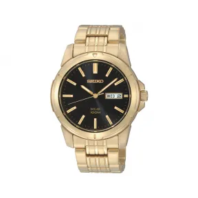 精工/Seiko discovermore系列 39.6MM 不锈钢 太阳能 男表 SNE100