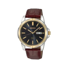 精工/Seiko Solar系列 不锈钢 石英机芯 男表 SNE102