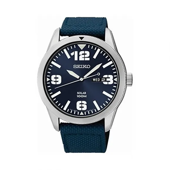 精工/Seiko Men'S系列 不锈钢 太阳能机芯 男表 SNE329P9