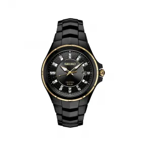 精工/Seiko discovermore系列 42.5MM 不锈钢（硬涂层） 太阳能 男表 SNE506