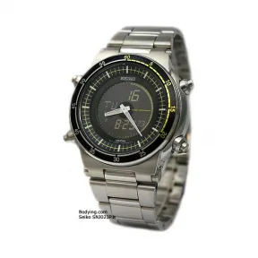 精工/Seiko Chronograph系列 精钢 石英机芯 男表 SNJ023P1