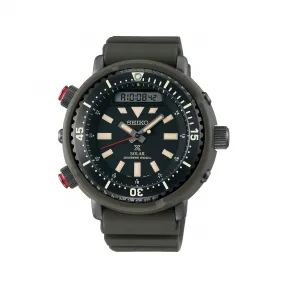 精工/Seiko prospex系列 47.8MM 不锈钢及塑胶(硬质涂层处理) 太阳能 男表 SNJ031