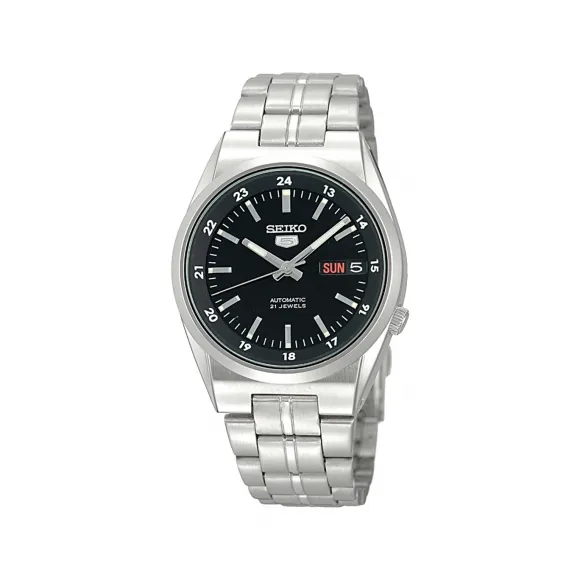 精工/Seiko discovermore系列 36.0MM 不锈钢 自动机械机芯 男表 SNK567