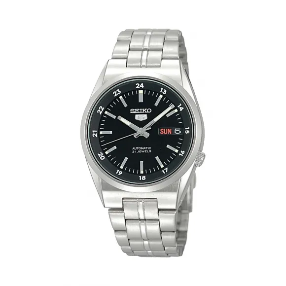 精工/Seiko 5系列 不锈钢 自动机械机芯 男表 SNK567J1