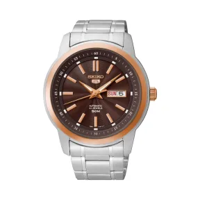 精工/Seiko 不锈钢 自动机械机芯 男表 SNKM90J1