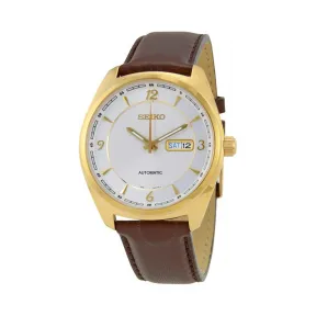 精工/Seiko Recraft系列 金色精钢 自动机械机芯 男表 SNKN70